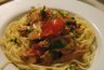 Spaghetti mit Putengeschnetzeltem