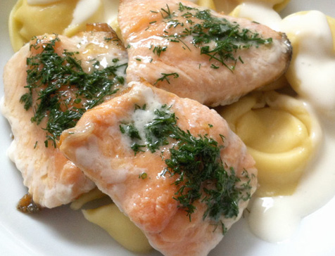 Lachs Dill Tortellini