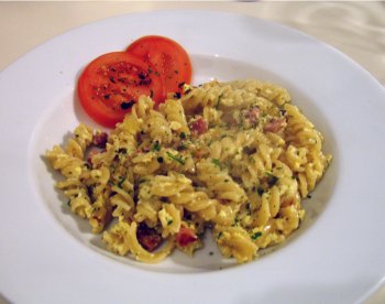 Fusilli mit Mascarpone-Sauce