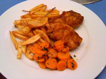 Wiener Schnitzel mit toskanischen Pommes frites